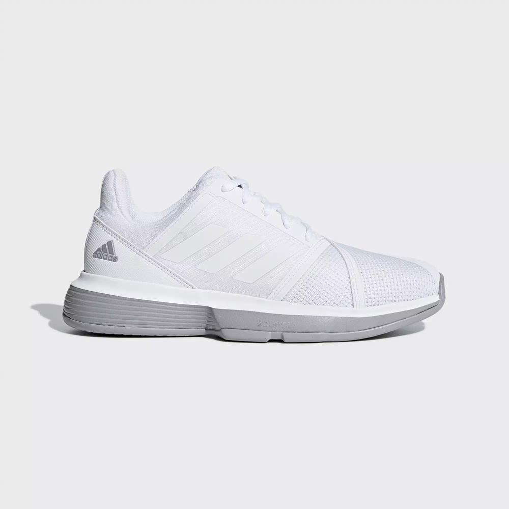 Adidas CourtJam Bounce Zapatillas De Tenis Blancos Para Mujer (MX-94091)
